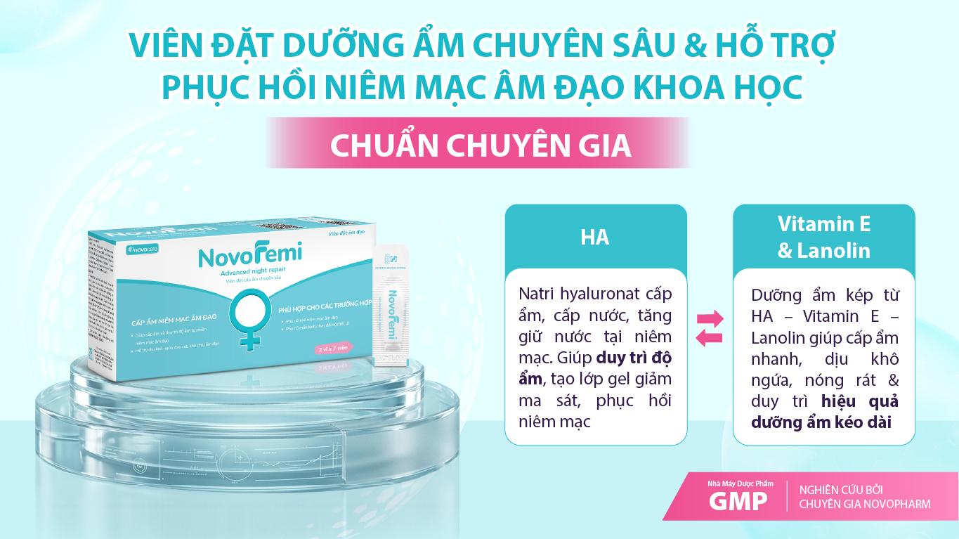HA dan Vitamin E – 'Duo emas' untuk melembapkan, mendukung pemulihan, dan menyeimbangkan lingkungan vagina akibat kekurangan estrogen - Gambar 3.