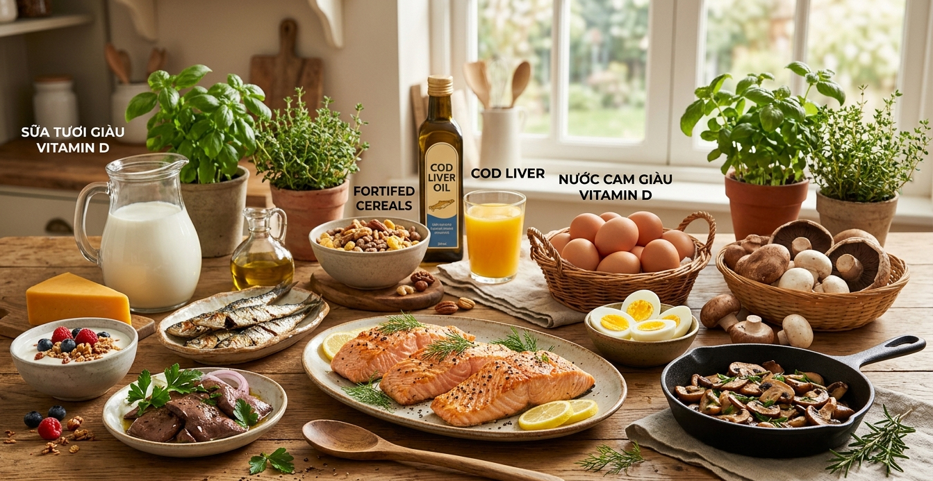 Vitamin D có nhiều trong thực phẩm nào?- Ảnh 2.