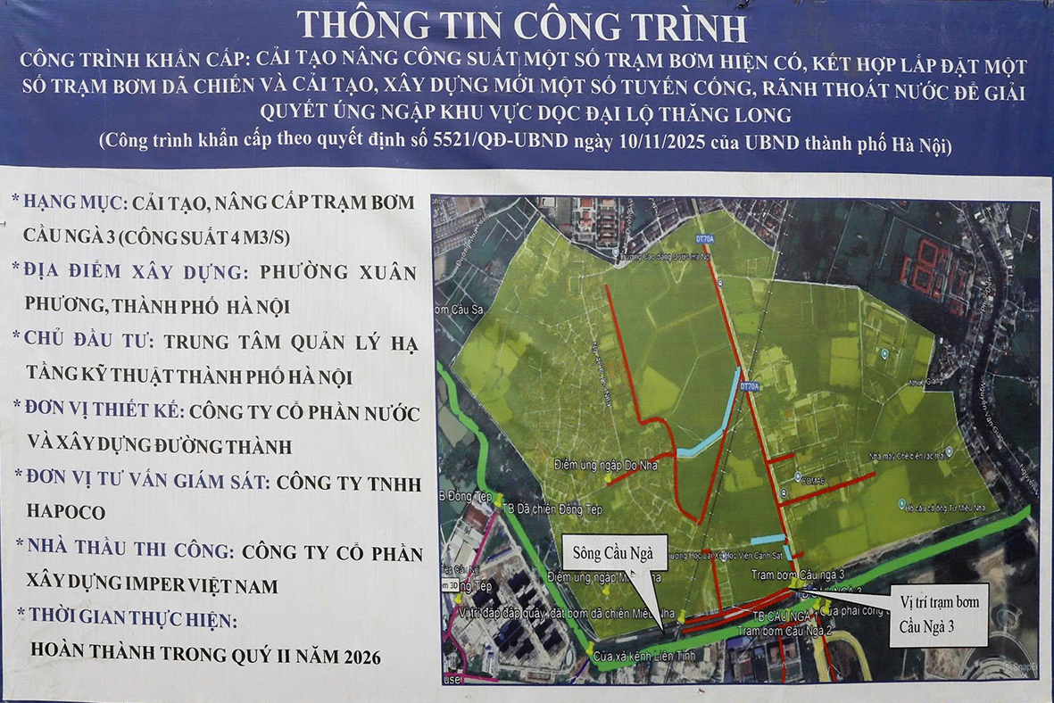 'Giải cứu' vùng trũng phía Tây Hà Nội khỏi nỗi ám ảnh ngập úng- Ảnh 8.