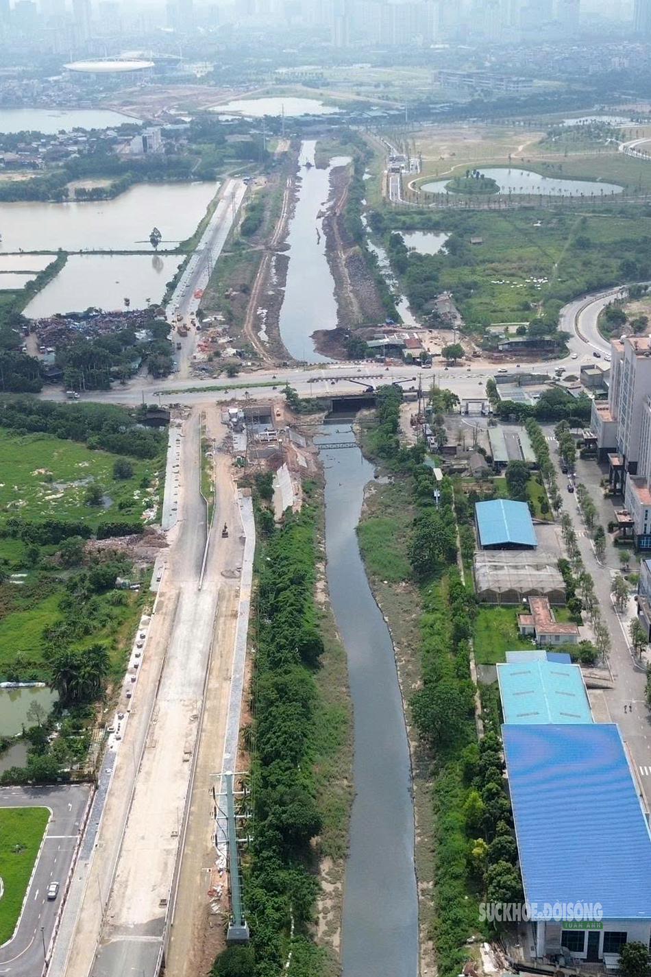 'Giải cứu' vùng trũng phía Tây Hà Nội khỏi nỗi ám ảnh ngập úng- Ảnh 1.