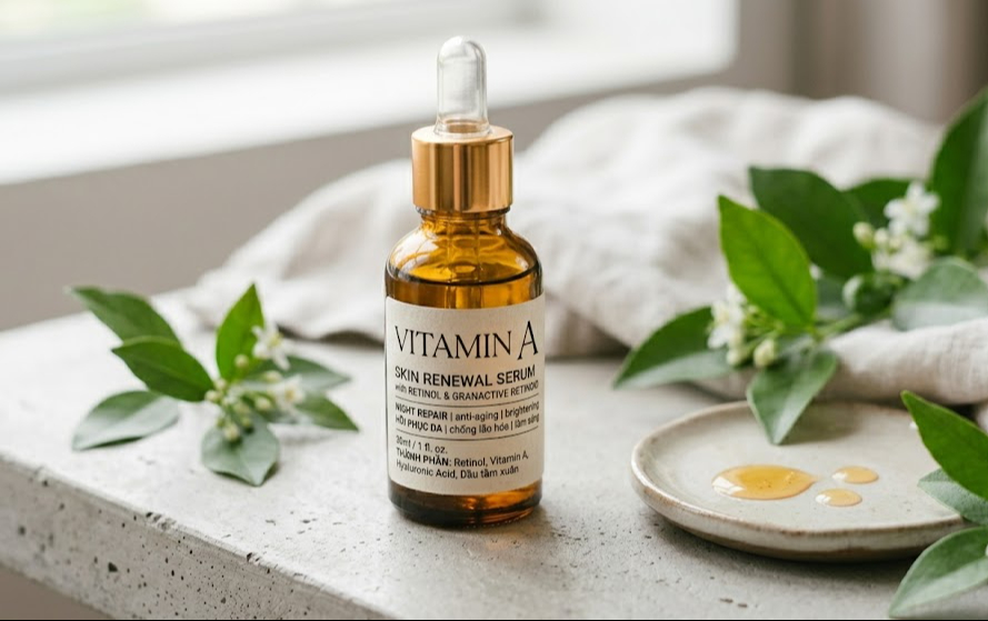 3 công dụng của vitamin A trong mỹ phẩm chăm sóc da- Ảnh 1. 3 công dụng của vitamin A trong mỹ phẩm chăm sóc da- Ảnh 1.