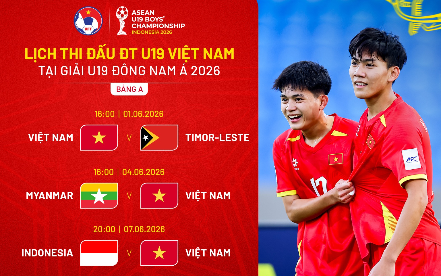 Lịch thi đấu bóng đá hôm nay ngày 7/6 - 8/6: U19 Việt Nam đấu U19 Indonesia- Ảnh 2. Lịch thi đấu bóng đá hôm nay ngày 7/6 - 8/6: U19 Việt Nam đấu U19 Indonesia- Ảnh 2.
