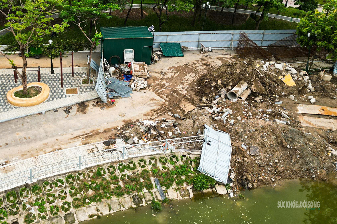 Hà Nội tăng tốc 'lá chắn' chống ngập tại các hồ điều hòa- Ảnh 3. Hà Nội tăng tốc 'lá chắn' chống ngập tại các hồ điều hòa- Ảnh 3.