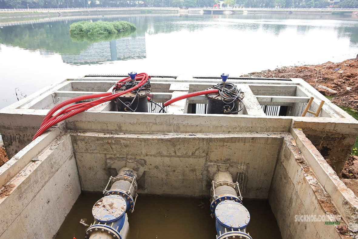 Hà Nội tăng tốc 'lá chắn' chống ngập tại các hồ điều hòa- Ảnh 7. Hà Nội tăng tốc 'lá chắn' chống ngập tại các hồ điều hòa- Ảnh 7.