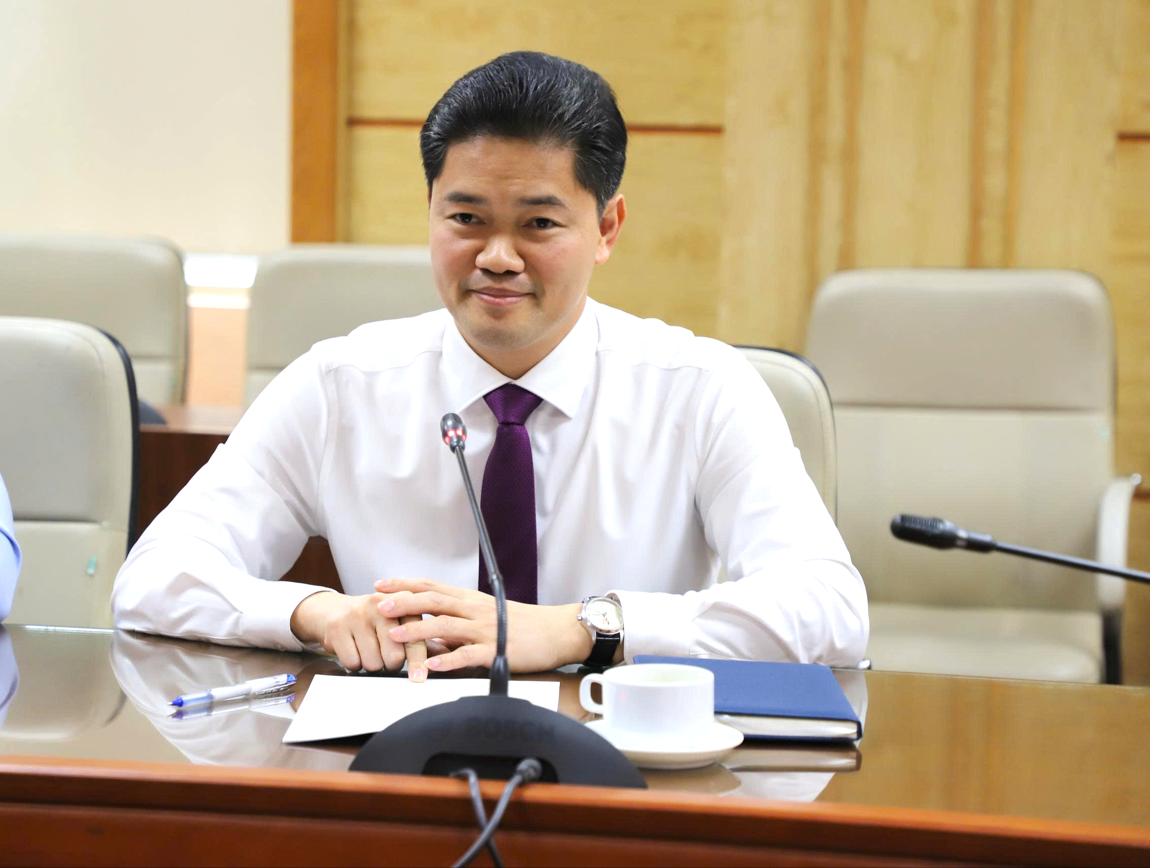 Thứ trưởng  Vũ Mạnh Hà tiếp Giám đốc UNAIDS phụ trách Việt Nam, Lào, Campuchia và Malaysia- Ảnh 1.