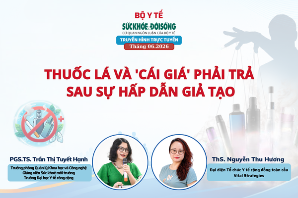 9h sáng mai Truyền hình trực tuyến: "Thuốc lá và cái giá phải trả sau sự hấp dẫn giả tạo"- Ảnh 1. 9h sáng mai Truyền hình trực tuyến: "Thuốc lá và cái giá phải trả sau sự hấp dẫn giả tạo"- Ảnh 1.
