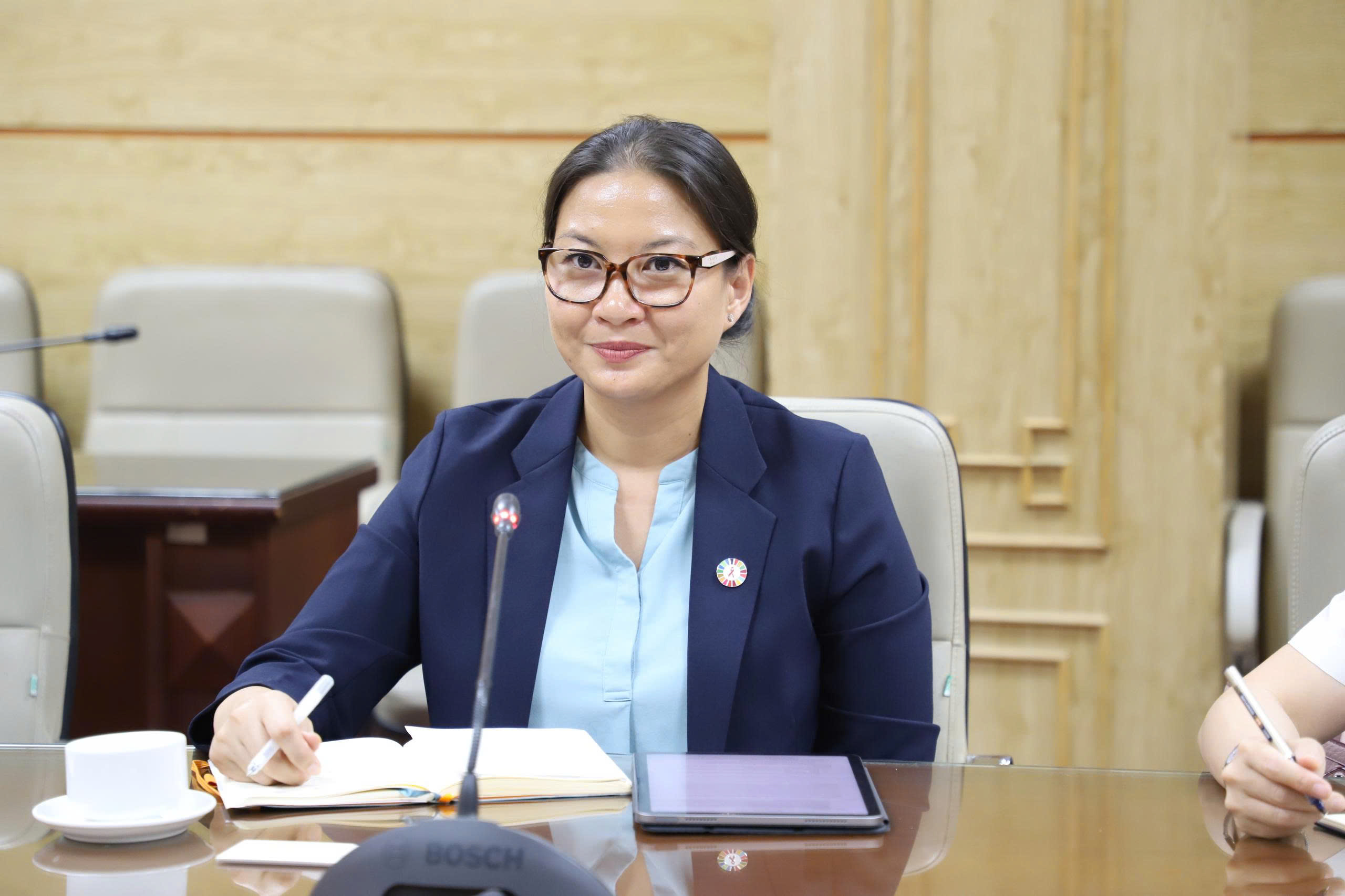 Thứ trưởng  Vũ Mạnh Hà tiếp Giám đốc UNAIDS phụ trách Việt Nam, Lào, Campuchia và Malaysia- Ảnh 2.