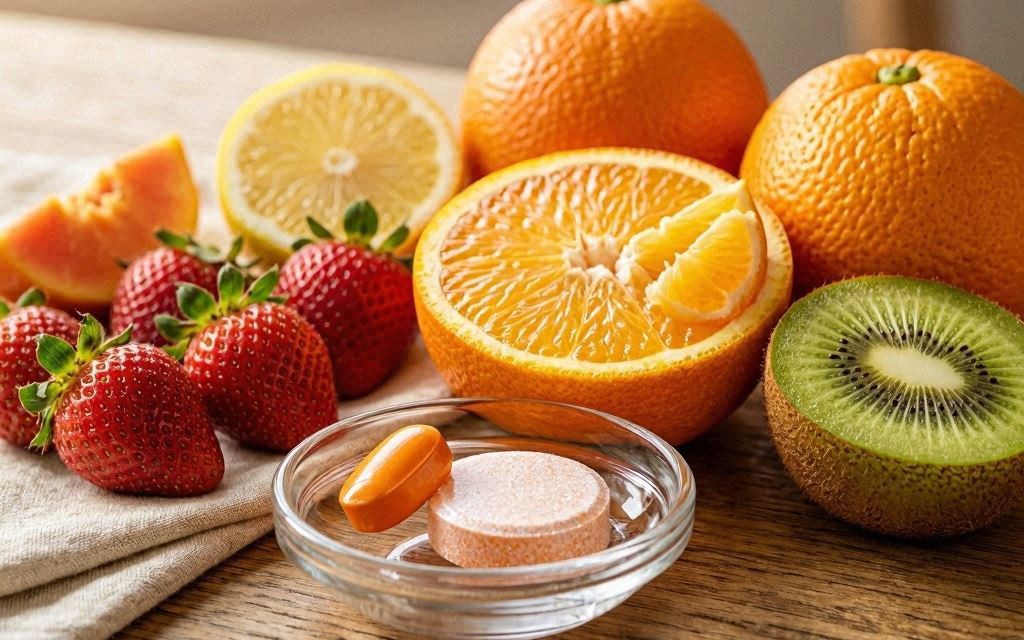 Uống vitamin C có cần kiêng ăn tôm? - Ảnh 2.
