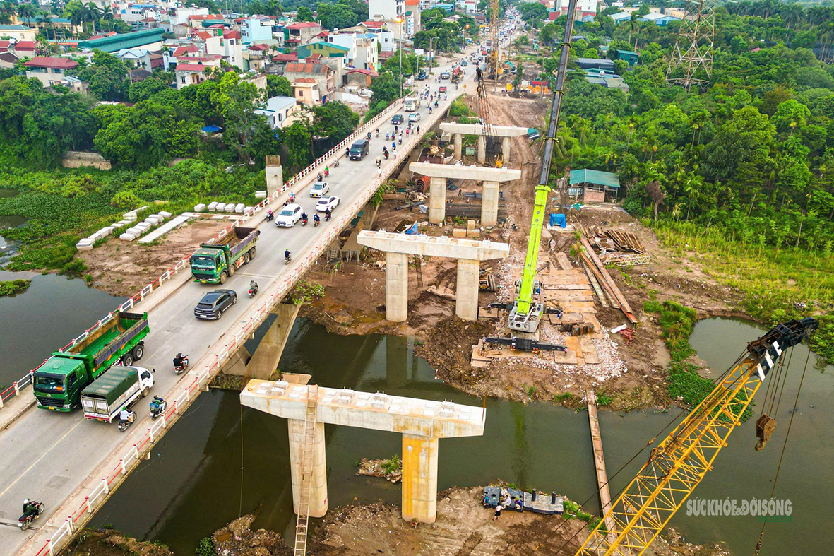 Lộ diện cầu Mai Lĩnh mới sau gần một năm thi công- Ảnh 2.