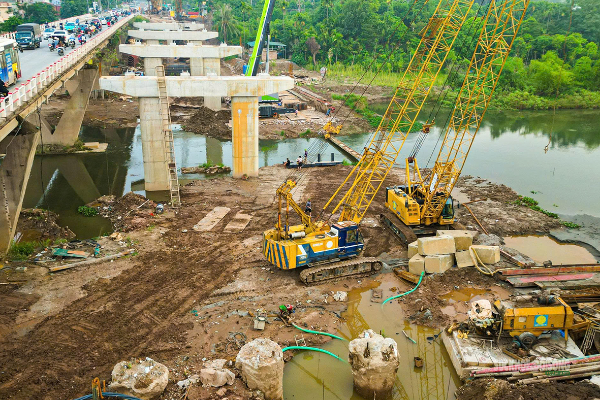 Lộ diện cầu Mai Lĩnh mới sau gần một năm thi công- Ảnh 4.