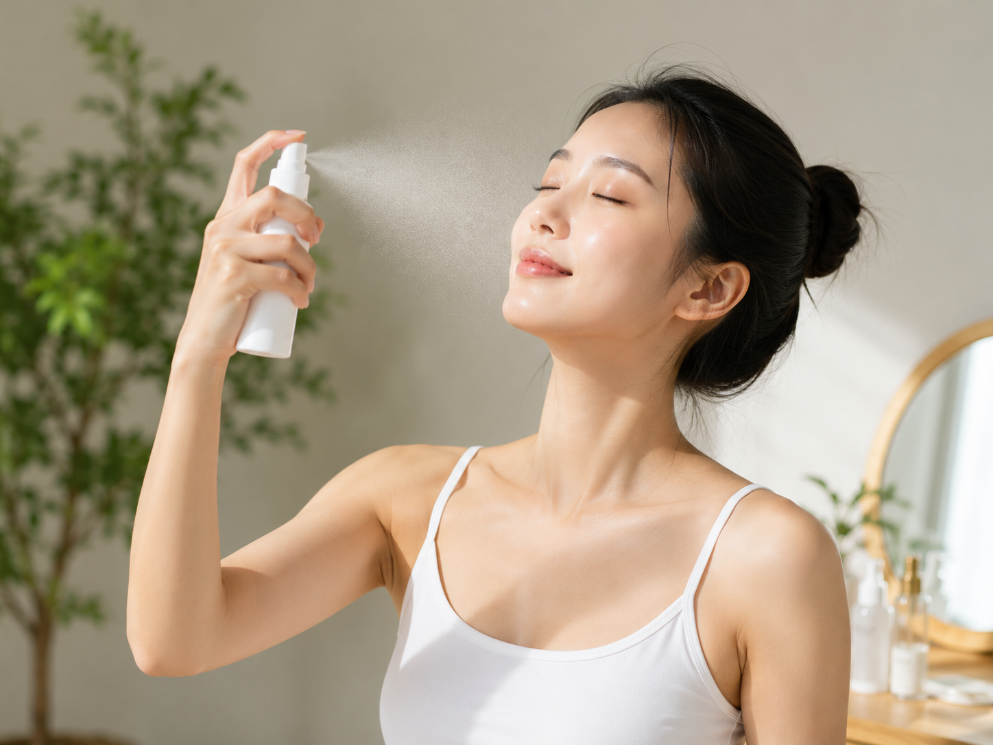 Vì sao da vẫn khô dù xịt khoáng mỗi ngày? - Ảnh 1.