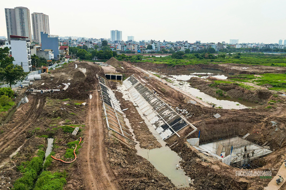 Hồ điều hòa Cự Khối gần 1 . 000 Tỷ đồng hoàn thành 50 % , giảm ngập cho Hà Nội - Ảnh 9.