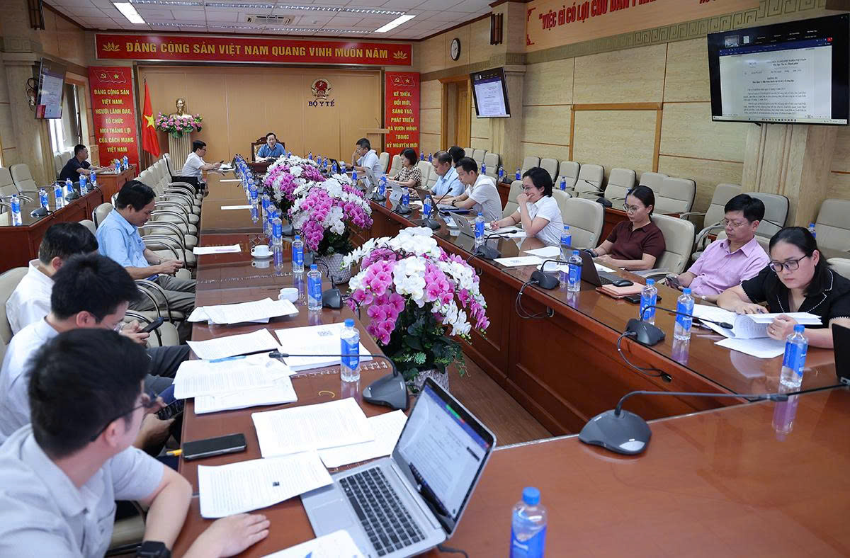 Thứ trưởng Lê Đức Luận: Khẩn trương hoàn thiện Thông tư đấu thầu thuốc, bảo đảm ban hành trước 30/7- Ảnh 4.