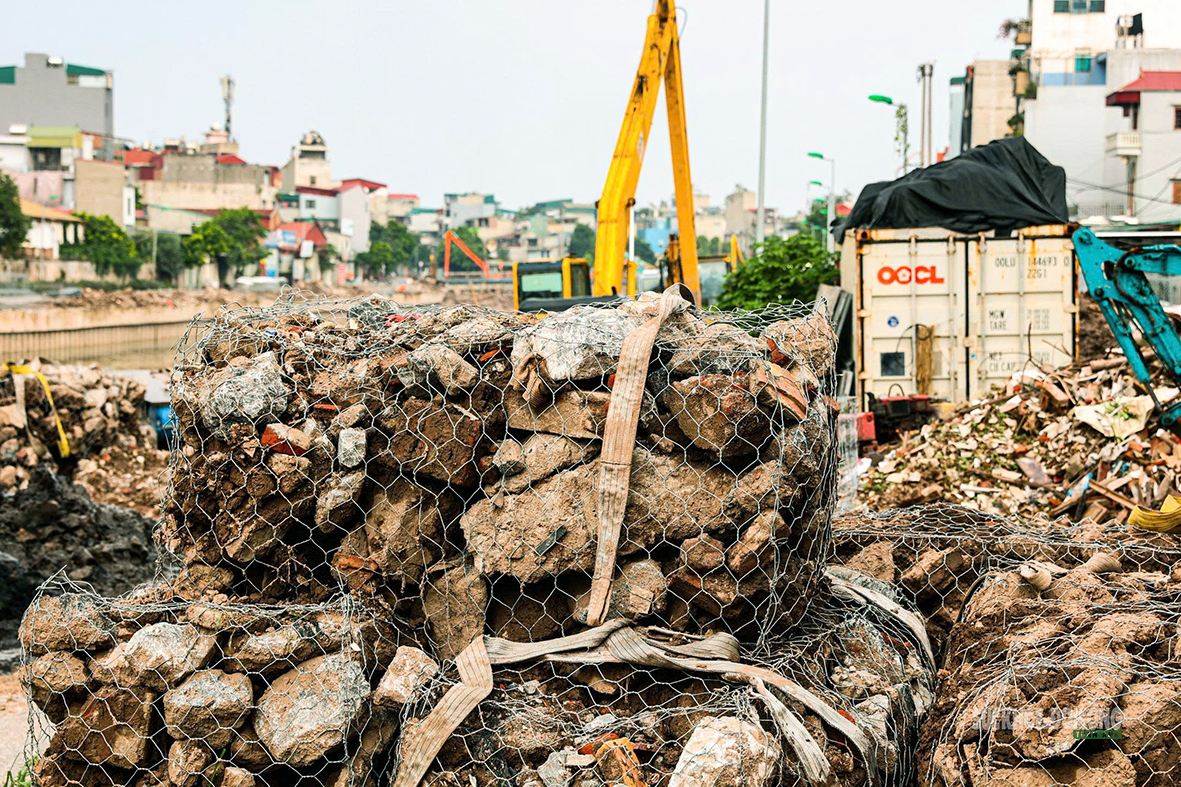 Hạ lưu sông Kim Ngưu đổi diện mạo sau hơn nửa năm cải tạo tại Hà Nội - Ảnh 5.
