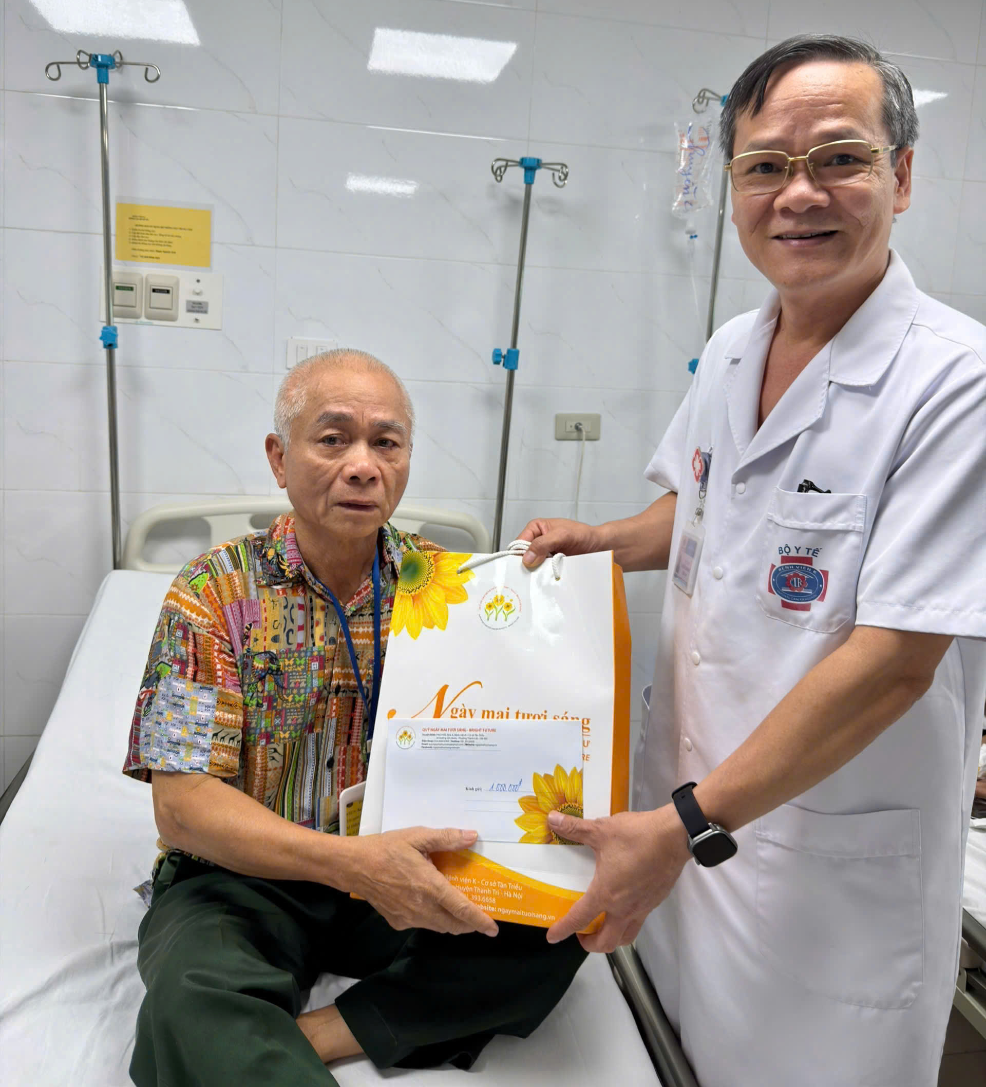 Bệnh viện K tri ân hơn 110 thương binh, thân nhân liệt sĩ là người bệnh và cán bộ y tế dịp 27/7 - Ảnh 5.