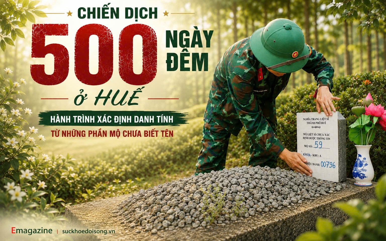 'Chiến dịch 500 ngày đêm' ở Huế: Truy điệu, an táng một hài cốt liệt sĩ, hoàn thành lấy mẫu tại 29 nghĩa trang - Ảnh 5.