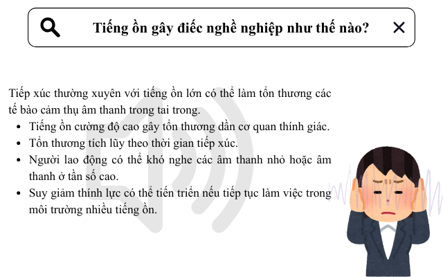 Tiếng ồn nơi làm việc và nguy cơ điếc nghề nghiệp - Ảnh 1.