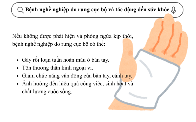 Bệnh nghề nghiệp do rung cục bộ và những điều người lao động cần biết - Ảnh 4.