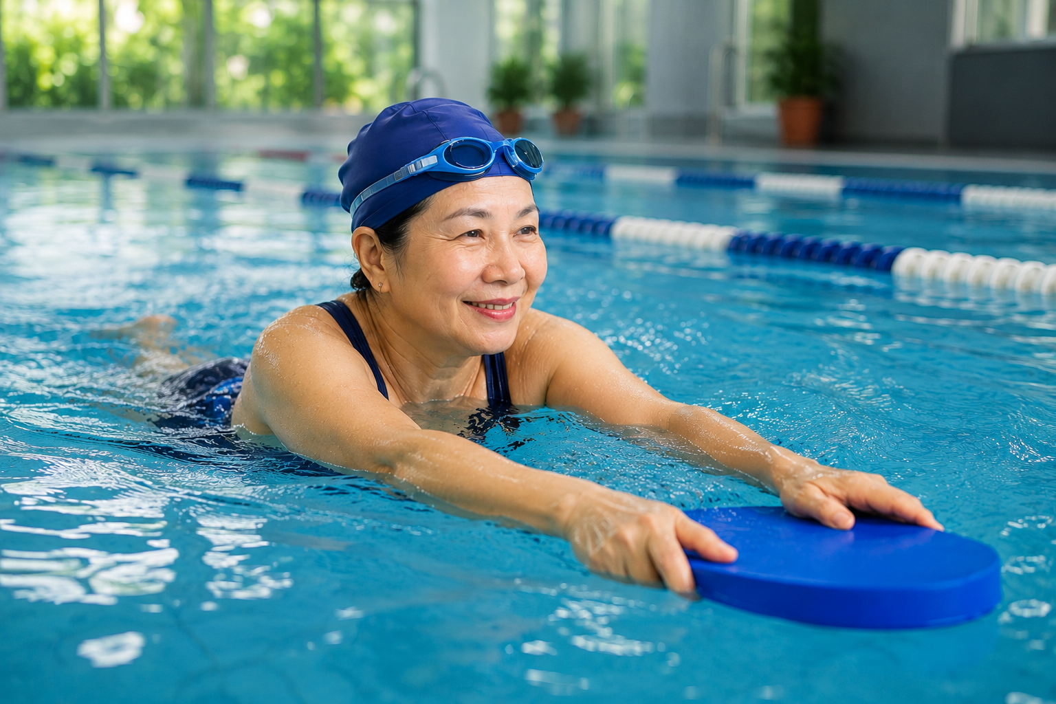 Đi bộ hay bơi lội: Đâu là lựa chọn phù hợp để giảm mỡ bụng sau tuổi 50? - Ảnh 2.