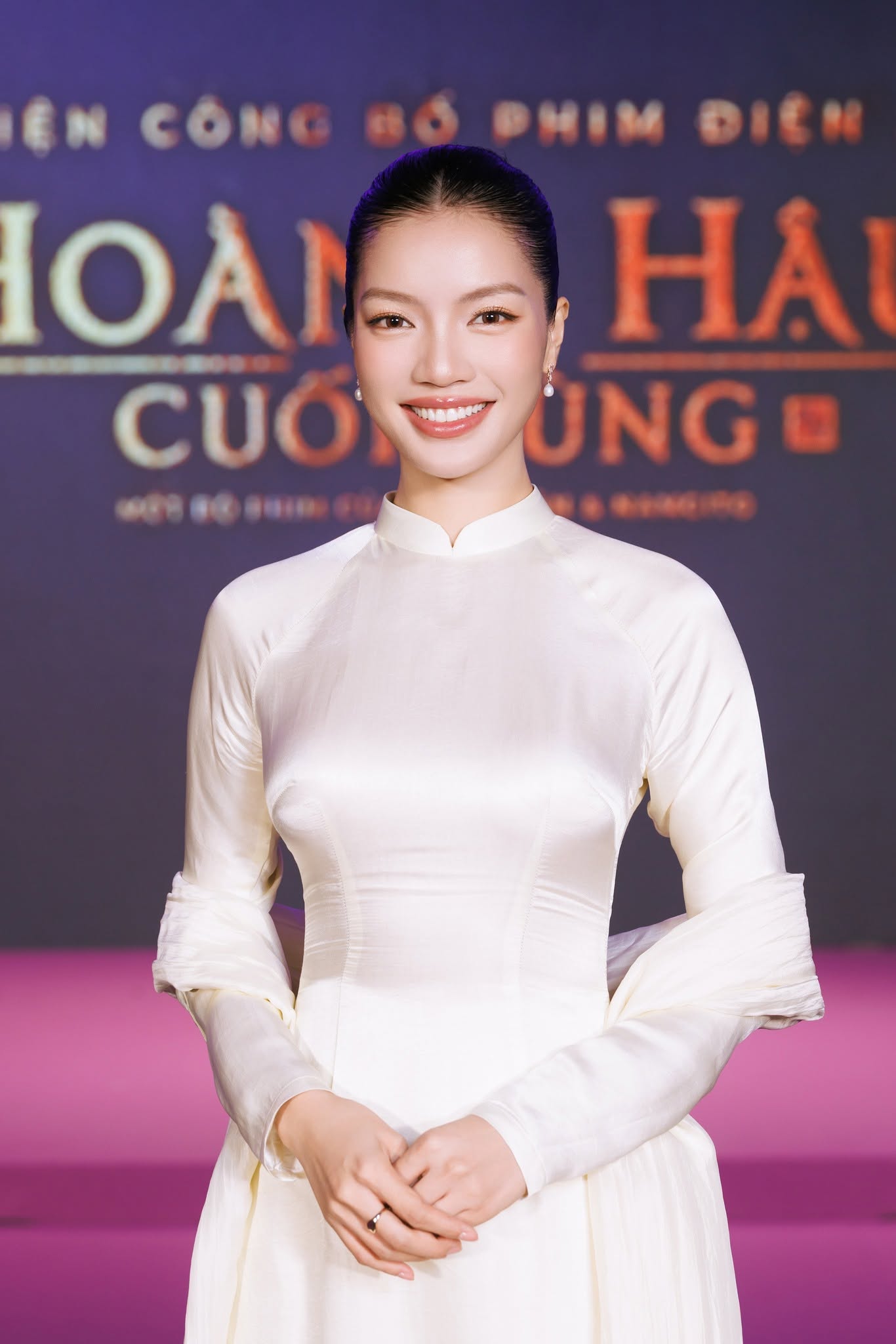 Chân dung Á hậu 'ăn chay trường' đóng vai Hoàng Thị Cúc trong 'Hoàng hậu cuối cùng'- Ảnh 2.