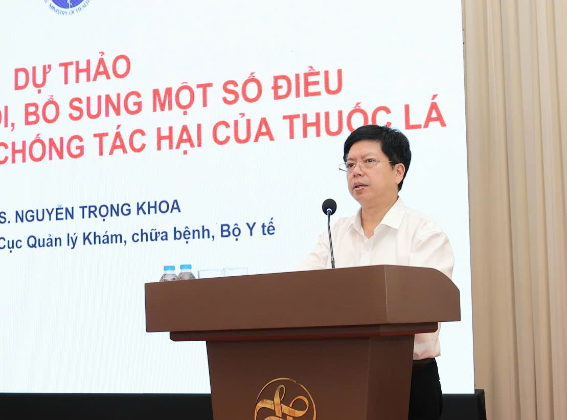 Thứ trưởng Trần Văn Thuấn: Đặt sức khỏe người dân lên ưu tiên cao nhất trong sửa Luật Phòng, chống tác hại thuốc lá- Ảnh 4.