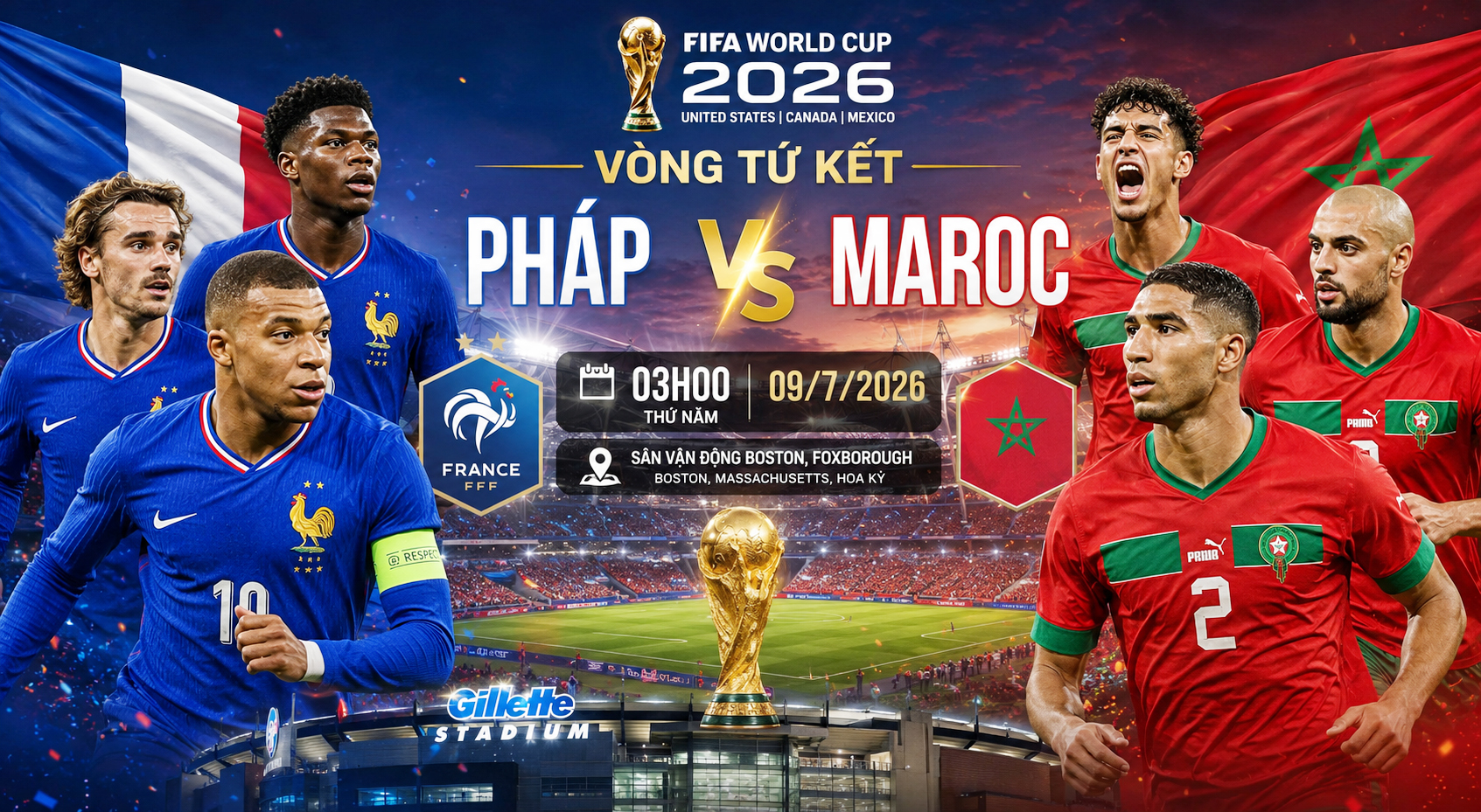 Nhận định và Dự đoán tỉ số Pháp vs Maroc tại World Cup 2026 - Ảnh 2.