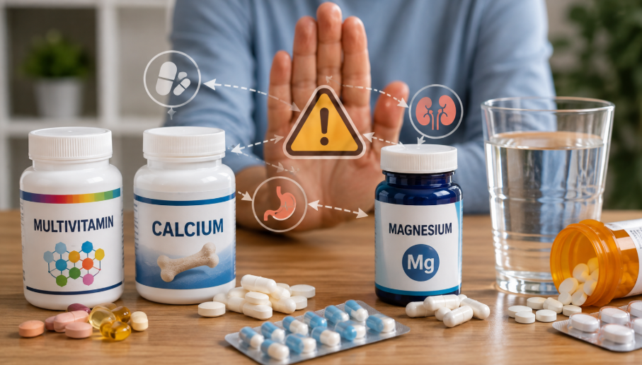 Uống magie, canxi sai cách: Những rủi ro nhiều người không biết - Ảnh 2.