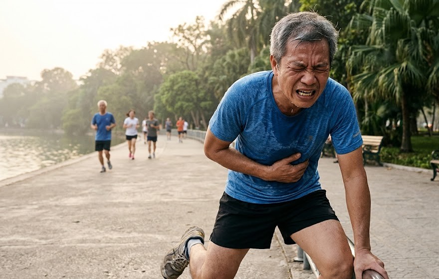 Chạy bộ khi mỡ máu cao: 5 sai lầm nam giới sau 50 tuổi cần tránh - Ảnh 1.