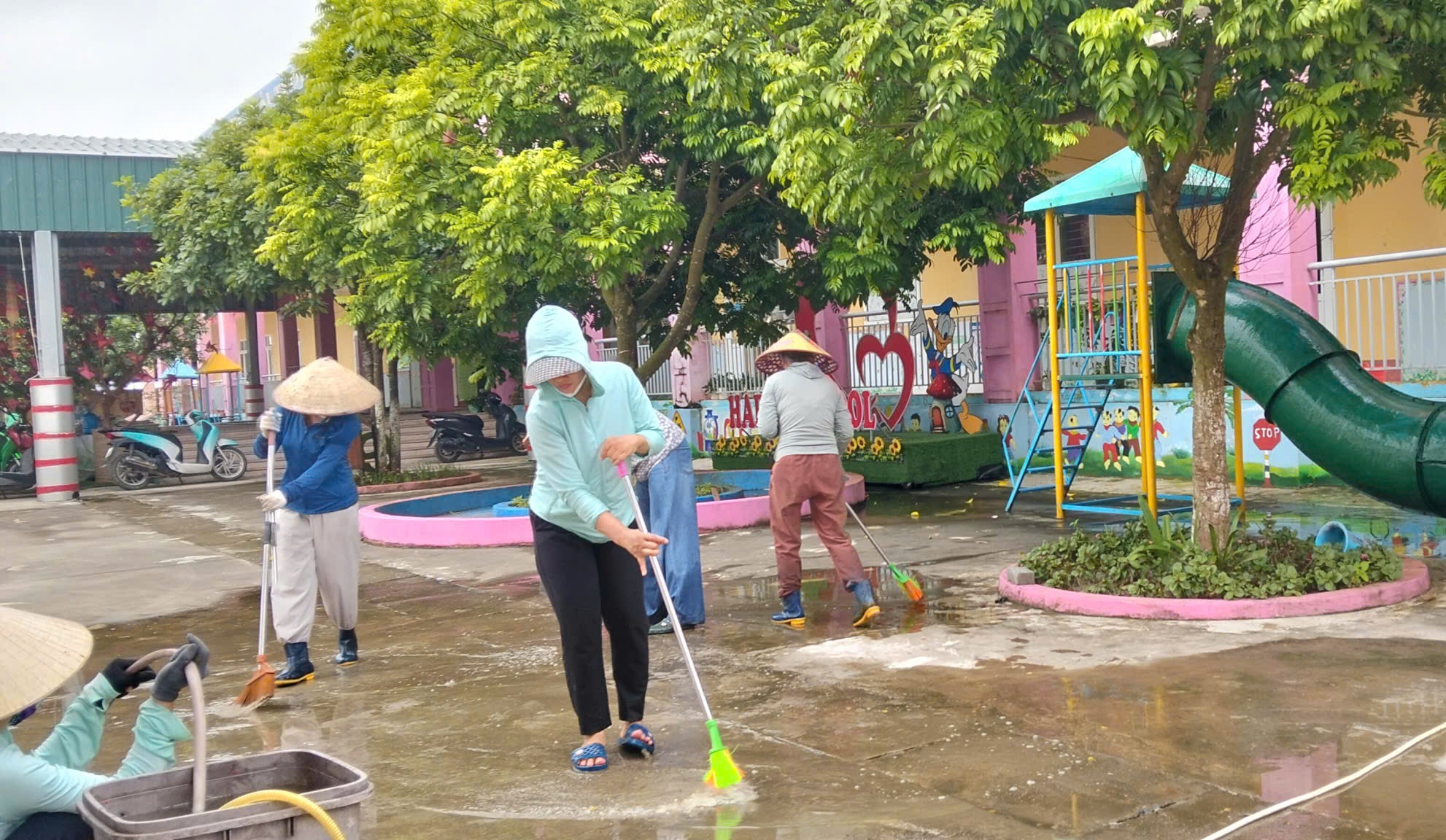 Trường học ở Hải Phòng sau sắp xếp sẵn sàng cho năm học mới - Ảnh 5.