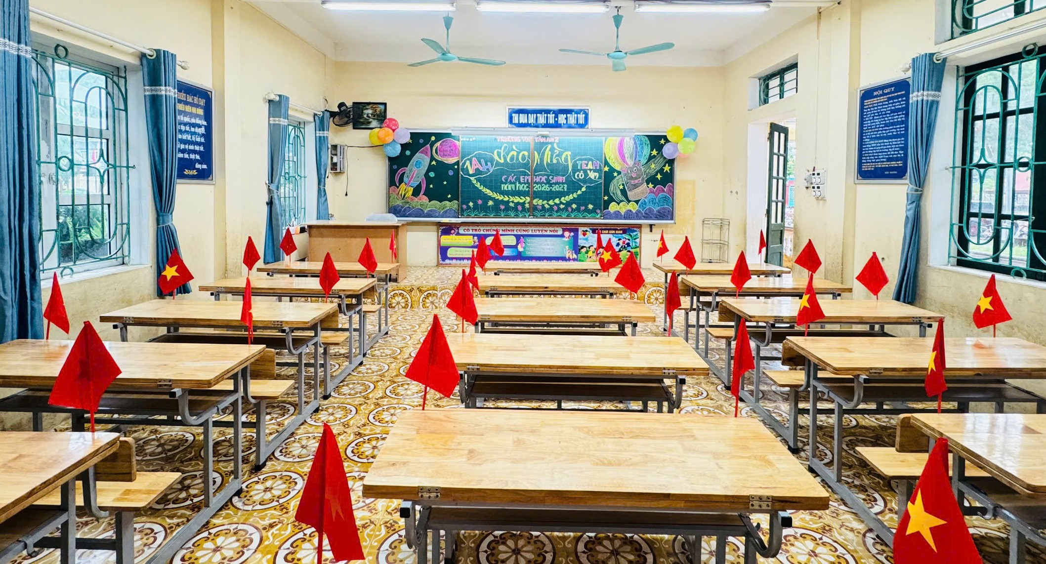 Trường học ở Hải Phòng sau sắp xếp sẵn sàng cho năm học mới - Ảnh 12.