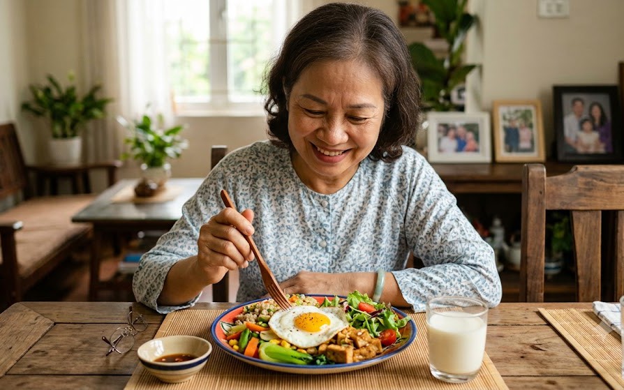 Giữ cơ sau 60: chế độ ăn và thói quen thiết yếu để hạn chế teo cơ
