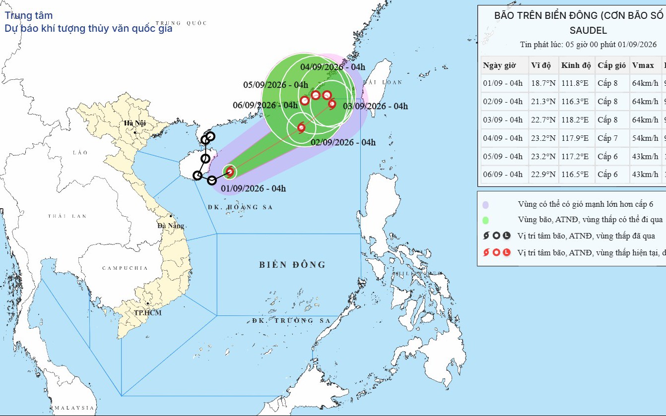 Hiểu Biết Về Bão Số 5: Những Đặc Điểm Khác Thường Của Quá Trình Di Chuyển