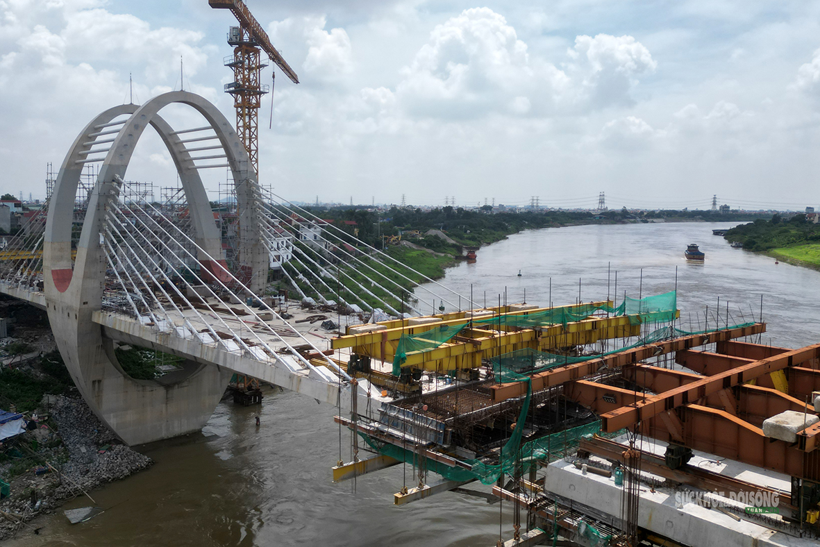 Cầu Đuống mới hoàn thành 2026: Kiến trúc độc đáo và giao thông hiện đại - Ảnh 9.