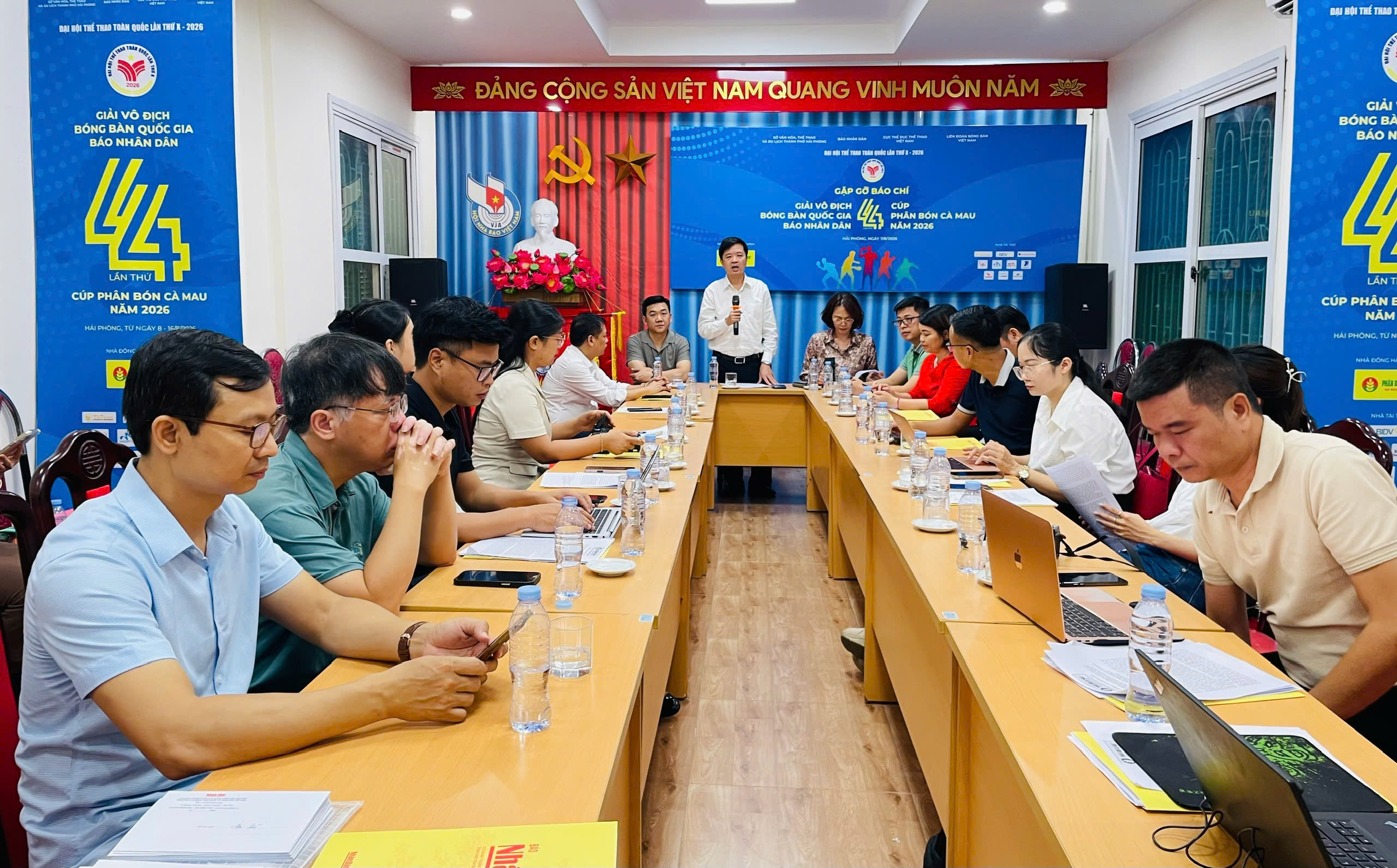 Gần 150 vận động viên tranh tài Giải vô địch bóng bàn quốc gia Báo Nhân dân lần thứ 44- Ảnh 2.
