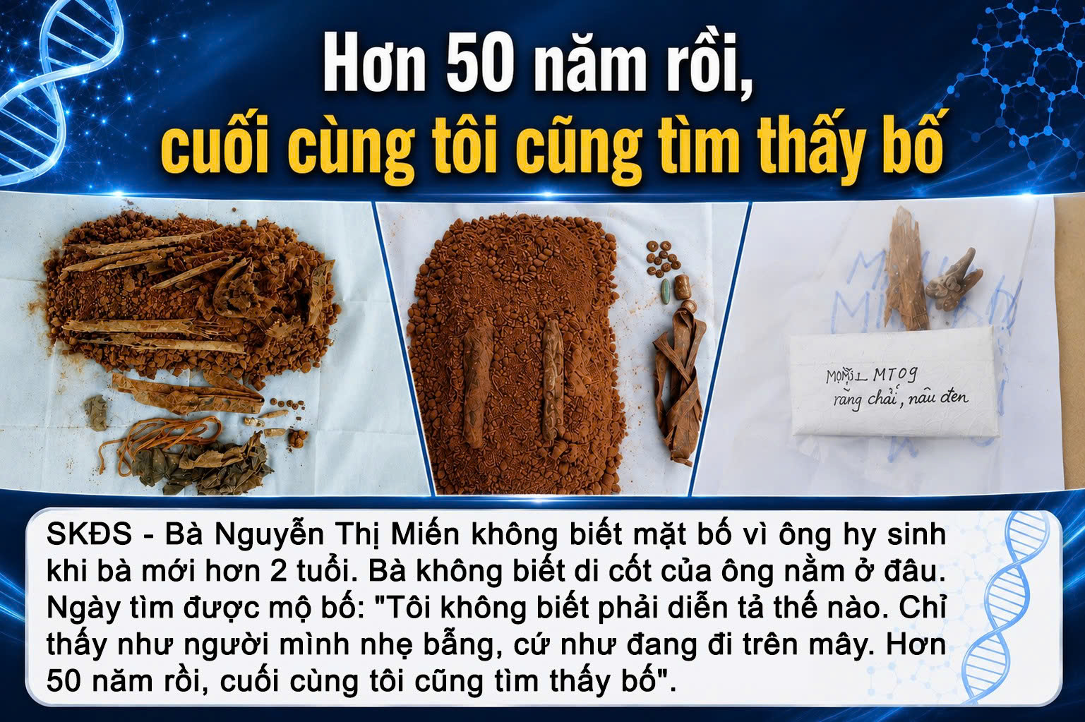 Công nghệ ADN đưa các liệt sĩ trở về, viết tiếp những cuộc đoàn viên sau chiến tranh - Ảnh 2.