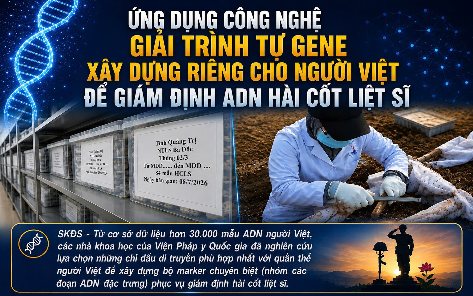 Công nghệ ADN đưa các liệt sĩ trở về, viết tiếp những cuộc đoàn viên sau chiến tranh - Ảnh 5.