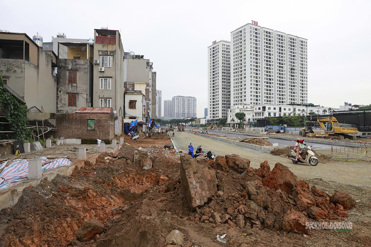 Tuyến đường nối ba khu đô thị lớn ở Hà Nội sắp thông xe kỹ thuật- Ảnh 6.