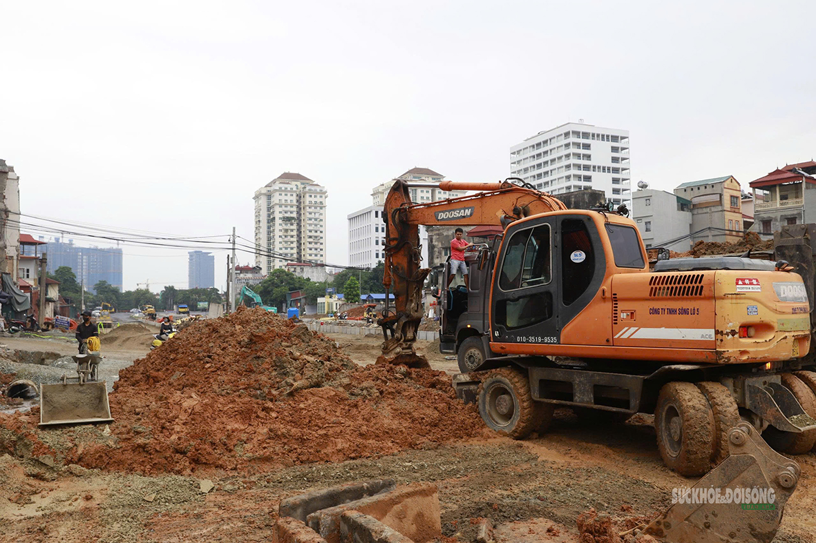 Tuyến đường nối ba khu đô thị lớn ở Hà Nội sắp thông xe kỹ thuật- Ảnh 3.