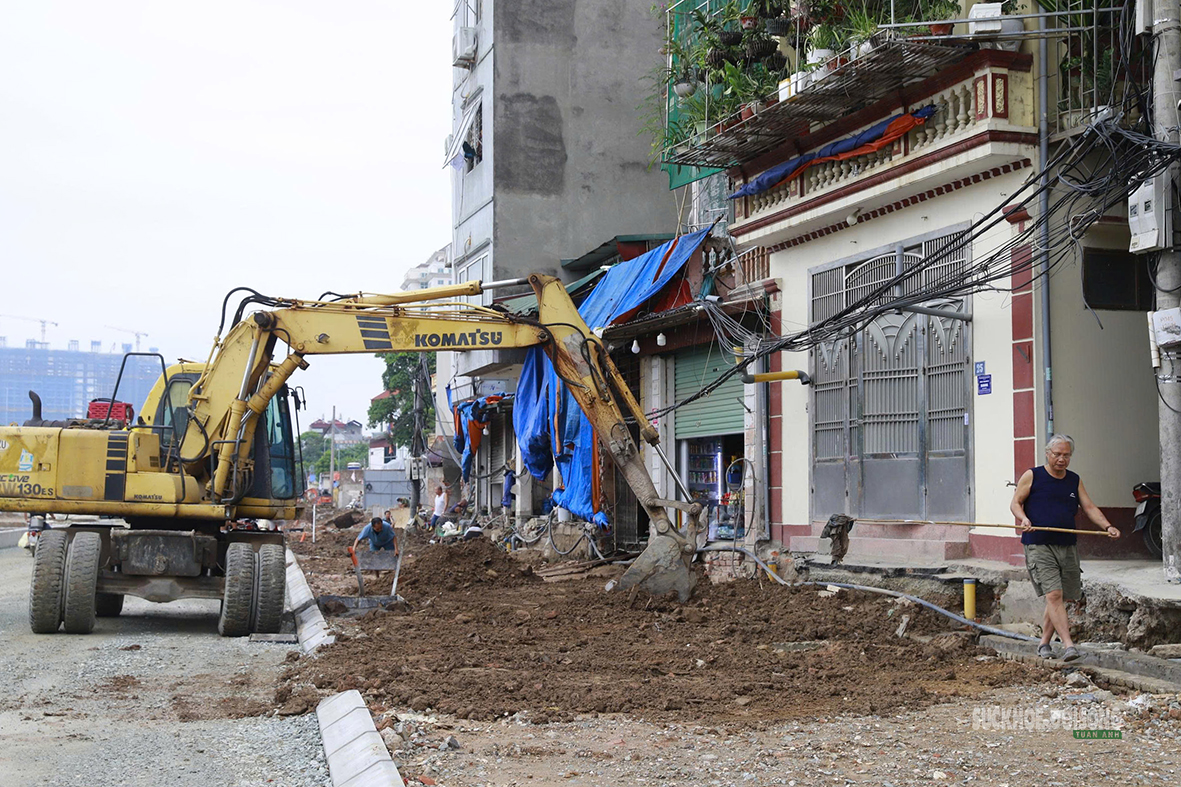 Tuyến đường nối ba khu đô thị lớn ở Hà Nội sắp thông xe kỹ thuật- Ảnh 5.