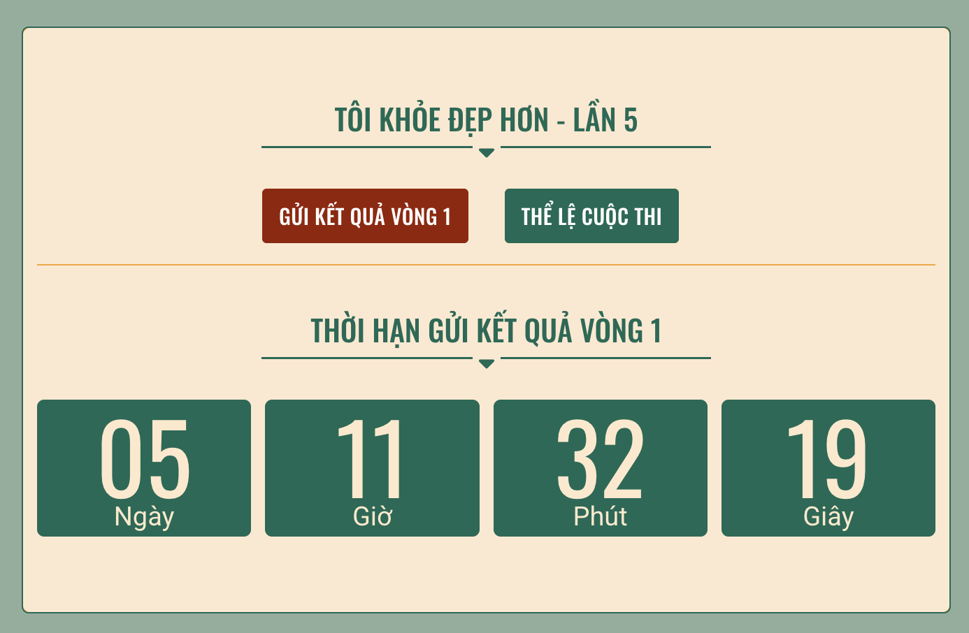 Tôi khỏe đẹp hơn lần 5: Ứng viên lưu ý gửi kết quả Vòng 1 từ 15-20/9 - Ảnh 2.