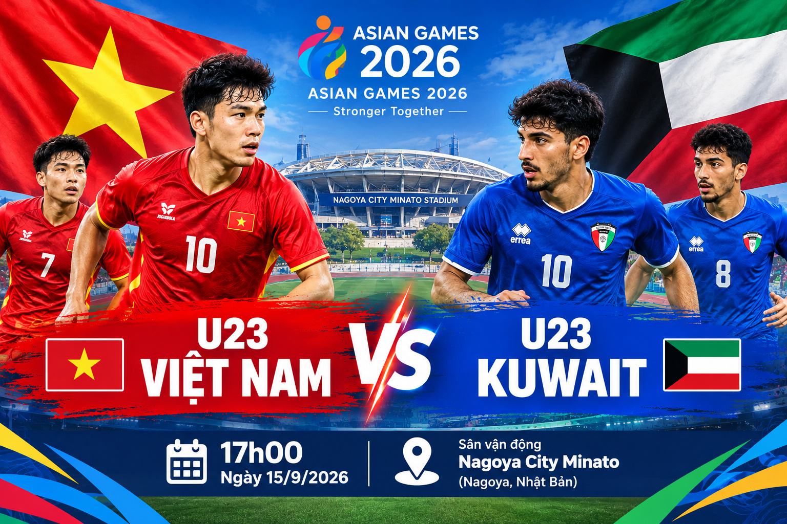 Nhận định U23 Việt Nam vs U23 Kuwait (ASIAD 2026): Mục tiêu 3 điểm ngày ra quân- Ảnh 1.
