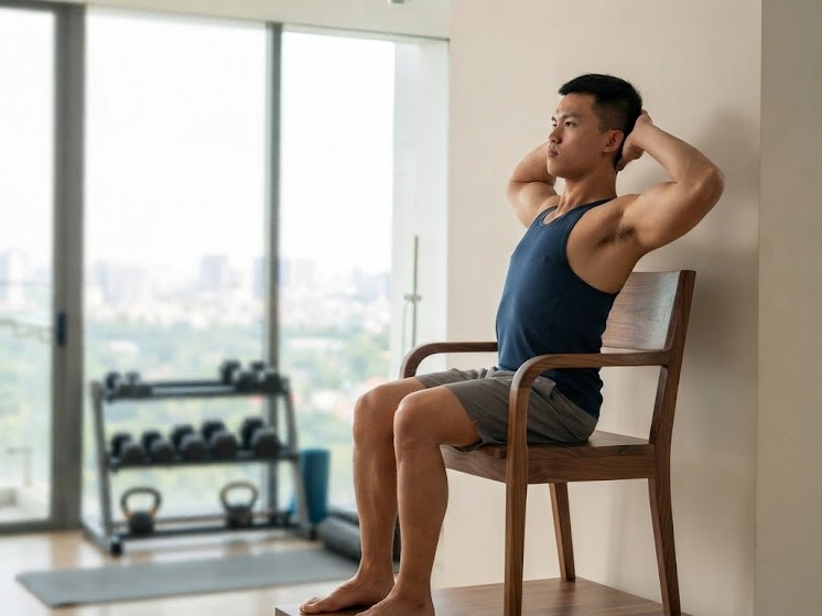 'Cổ rùa' do dùng điện thoại: 4 bài tập giúp cải thiện tư thế - Ảnh 4.