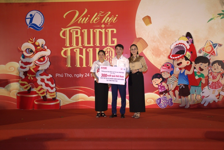 Quỹ Bảo trợ trẻ em Việt Nam thắp sáng ước mơ cho thiếu nhi xã miền núiởPhúThọ - Ảnh 3.