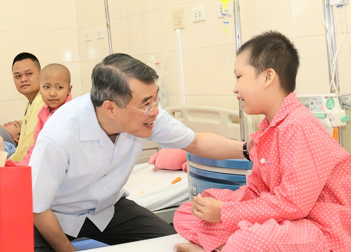 Thủ tướng Lê Minh Hưng thăm, tặng quà Trung thu cho các bệnh nhi Bệnh viện K- Ảnh 7.