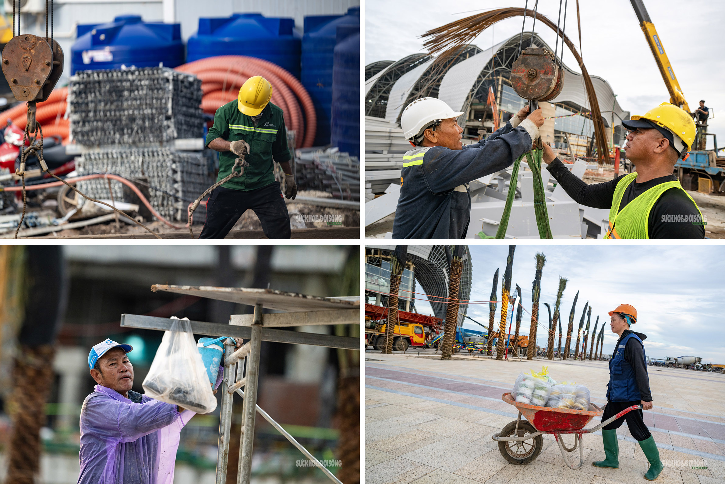'Vượt nắng, thắng mưa' đẩy nhanh tốc độ thi công trên các công trình APEC 2027- Ảnh 5.