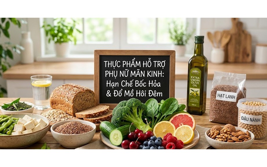5 biện pháp tự nhiên giúp giảm cơn bốc hỏa ban đêm khi mãn kinh - Ảnh 2.
