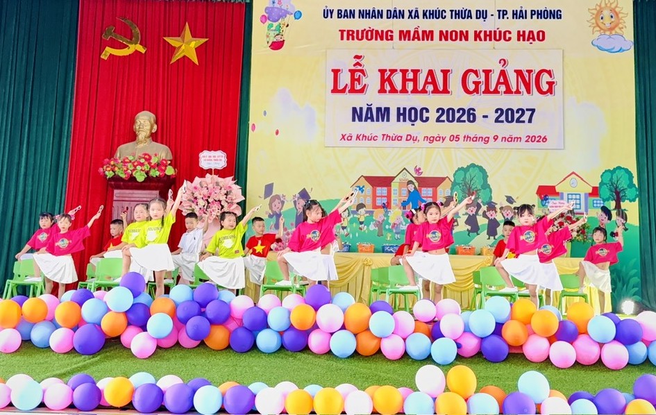 Hải Phòng: Niềm vui ngày khai giảng ở những ngôi trường sáp nhập - Ảnh 6.