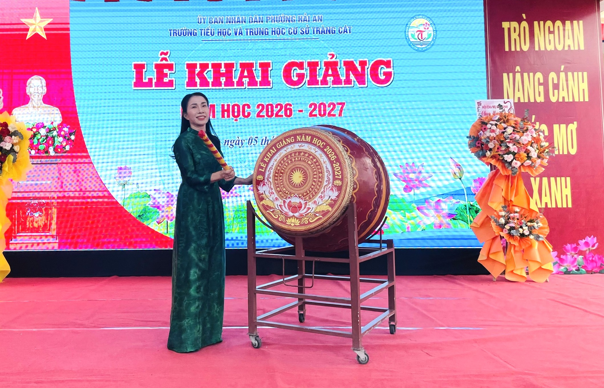 Hải Phòng: Niềm vui ngày khai giảng ở những ngôi trường sáp nhập - Ảnh 10.