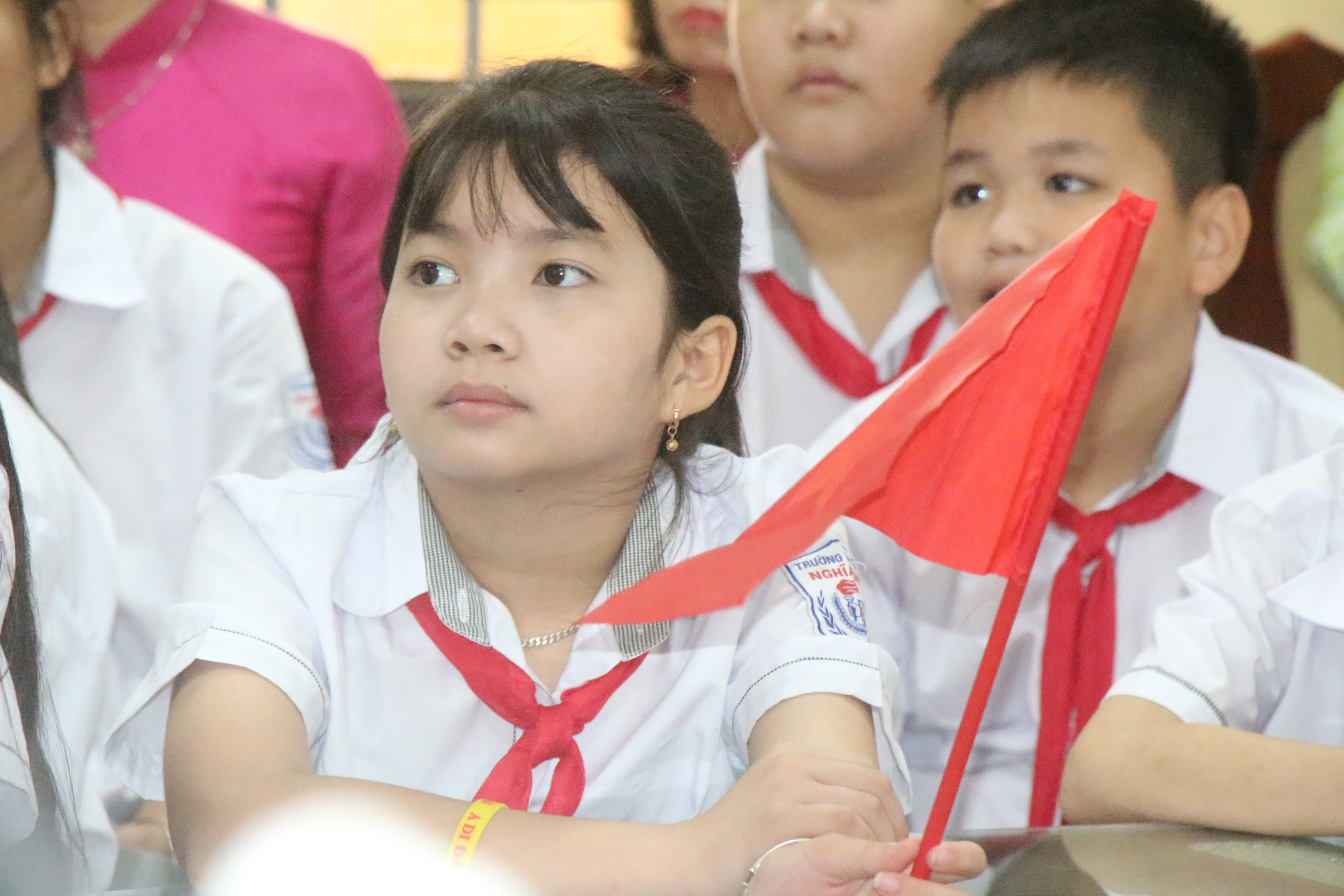 Hải Phòng: Niềm vui ngày khai giảng ở những ngôi trường sáp nhập - Ảnh 2.