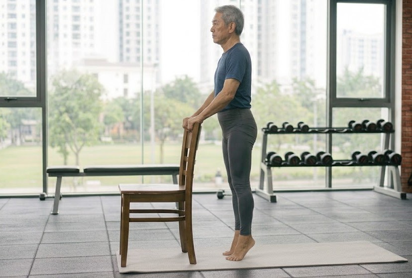 4 bài tập tại nhà giúp duy trì cơ bắp, tăng khả năng vận động sau 60 - Ảnh 2.